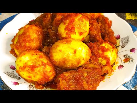Resep Tempe Telur Balado
