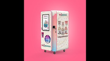 99 spoons ice cream vending - perfect 5oz pour for just $4.00