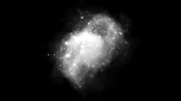 15 Million Particle N-Body simulation - Debug View