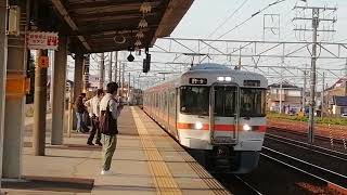 313系J7編成回送列車清洲1番線通過