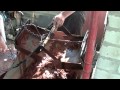 Ковш грейфер для чистки колодца в работе. DIY Handmade