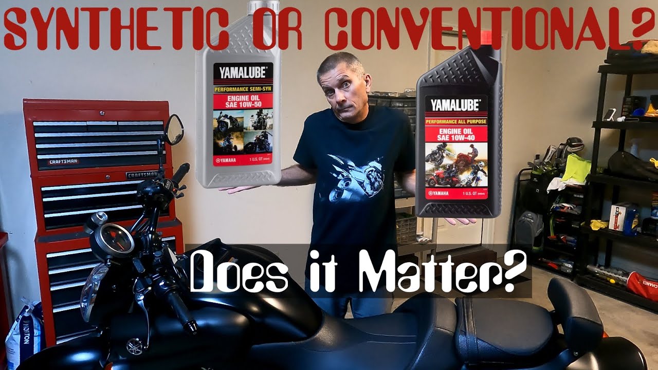 Yamaha VMAX 1700 | Synthetic or Conventional Oil? - YouTube