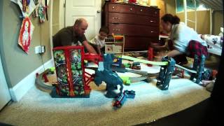 GoPro Time Lapse: Trial #1: Building a Train Track