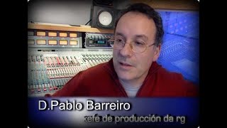 Pablo Barreiro, xefe de produción da Radio Galega, da su opinión sobre la O. S. Melide