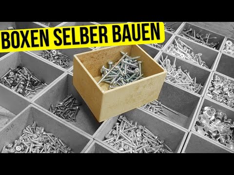 Kleinteileaufbewahrung selber machen | Anleitung | Ordnung in der Werkstatt