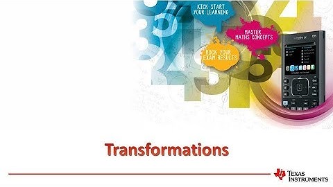 Transformations with TInspire CX