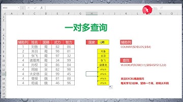 【Excel精选技巧】EXCEL每日一练：VLOOKUP实现一对多查询，再也不怕姓名有重复啦！