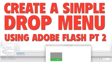 Create a Simple Drop-Menu in Flash pt.2