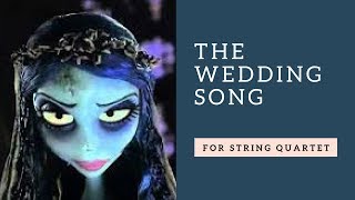 Video thumbnail of "Corpse bride - The wedding song for string quartet (COVER)"