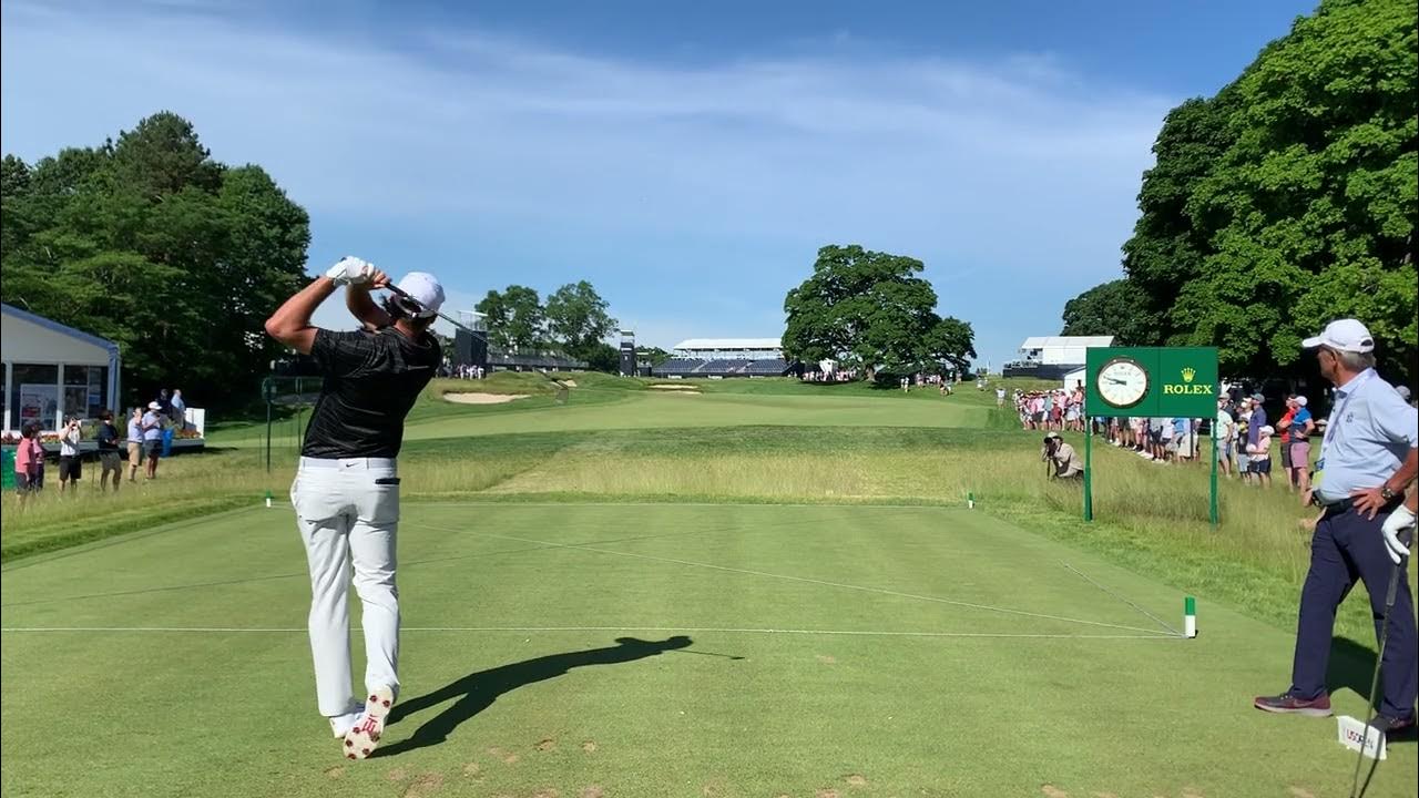 Scottie Scheffler Tuesday practice 2022 US Open at The Country Club