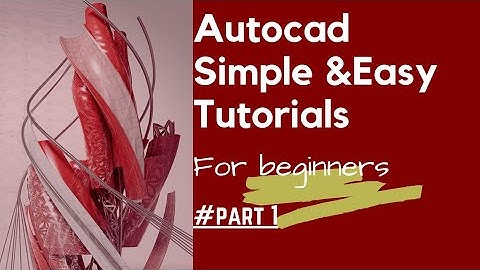 AutoCad Basic Simple And Easy Tutorials For Beginners Part-1(malayalam)