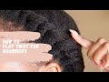 HOW TO FLAT TWIST NATURAL HAIR|BEGINNER FRIENDLY