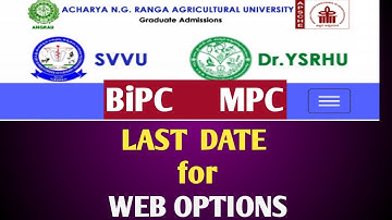 ANGRAU,SVVU&YSRHU WEB OPTIONS LAST DATE