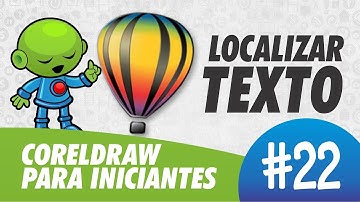 Localizar Texto // CorelDRAW para Iniciantes #22