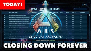 These ARK Servers Are CLOSING Forever - (TODAY)