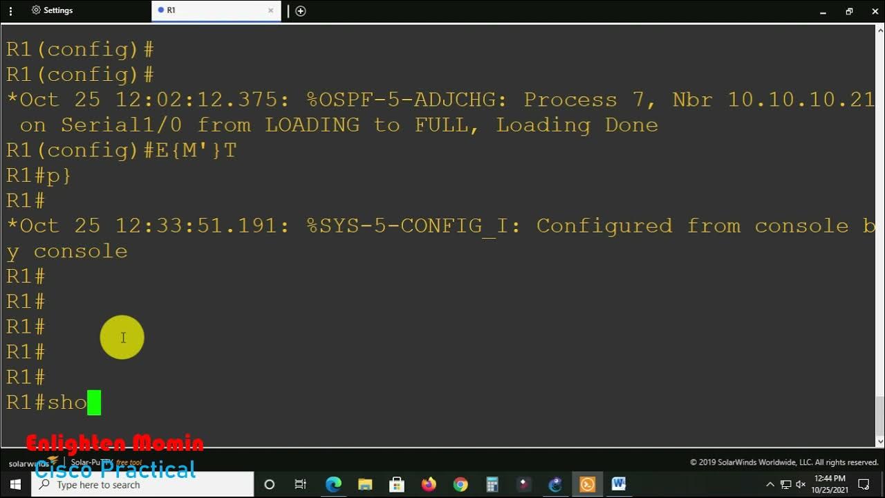 11 SolarPutty Fonts and colors Increase font sizes with GNS3 YouTube