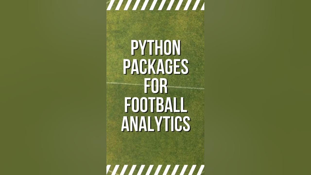 Football Analytics with #Python #football #footballanalysis #soccer # ...