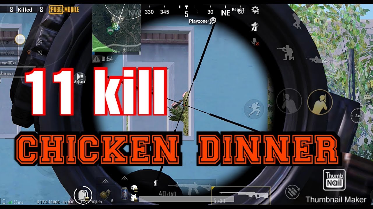 Pubg the gameplay 11 kill chicken dinner - YouTube