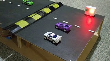 Advanced speed breaker - working model