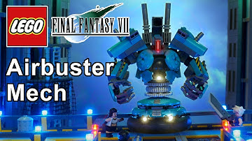 LEGO Final Fantasy VII Airbuster Custom Instructions and Timelapse