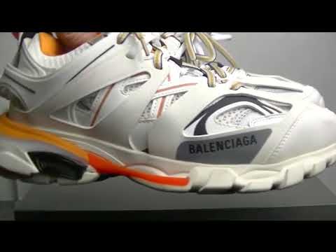 balenciaga sneakers white and orange