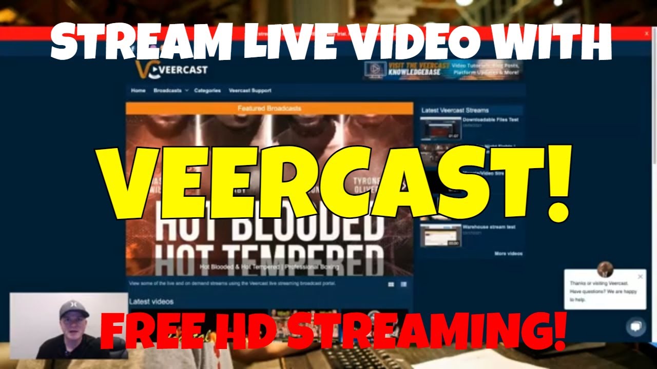 How to Stream Live Video For FREE on The Veercast Streaming Platform