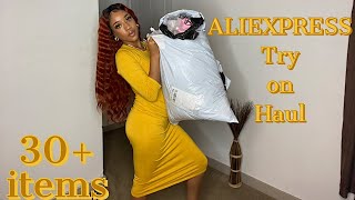 HUGE ALIEXPRESS TRY ON CLOTHING HAUL