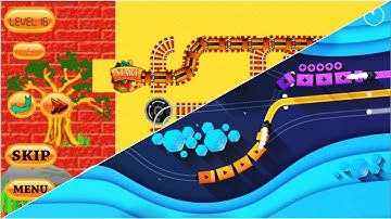 Train Track Maze & Railways Combination - Train Puzzle Game - Android Gameplay #29