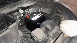 Замена аккумулятора на Hyundai ix35 (концовка)