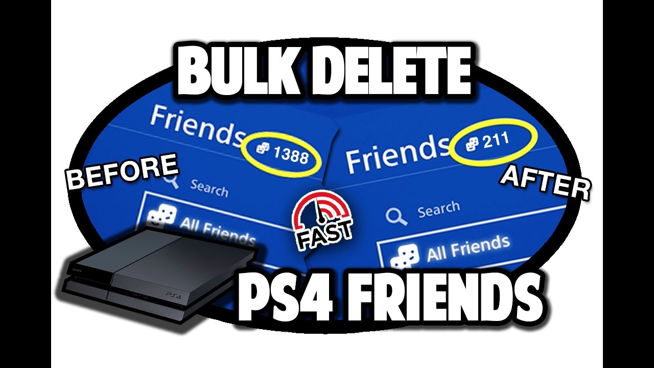 Quick and Easy Guide: Bulk Delete PS4 and PS5 Friends from Your Friends  List! - YouTube