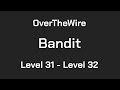 Overthewire bandit niveau 31  niveau 32