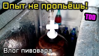 Перекачка пива на лагеризацию, сбор дрожжей, осветление Агаром, мойка кеги на моей кегомойке.