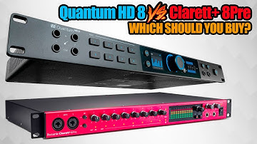 Focusrite Clarett+ Vs PreSonus Quantum HD8 - Which Audio Interface Is Best For You?
