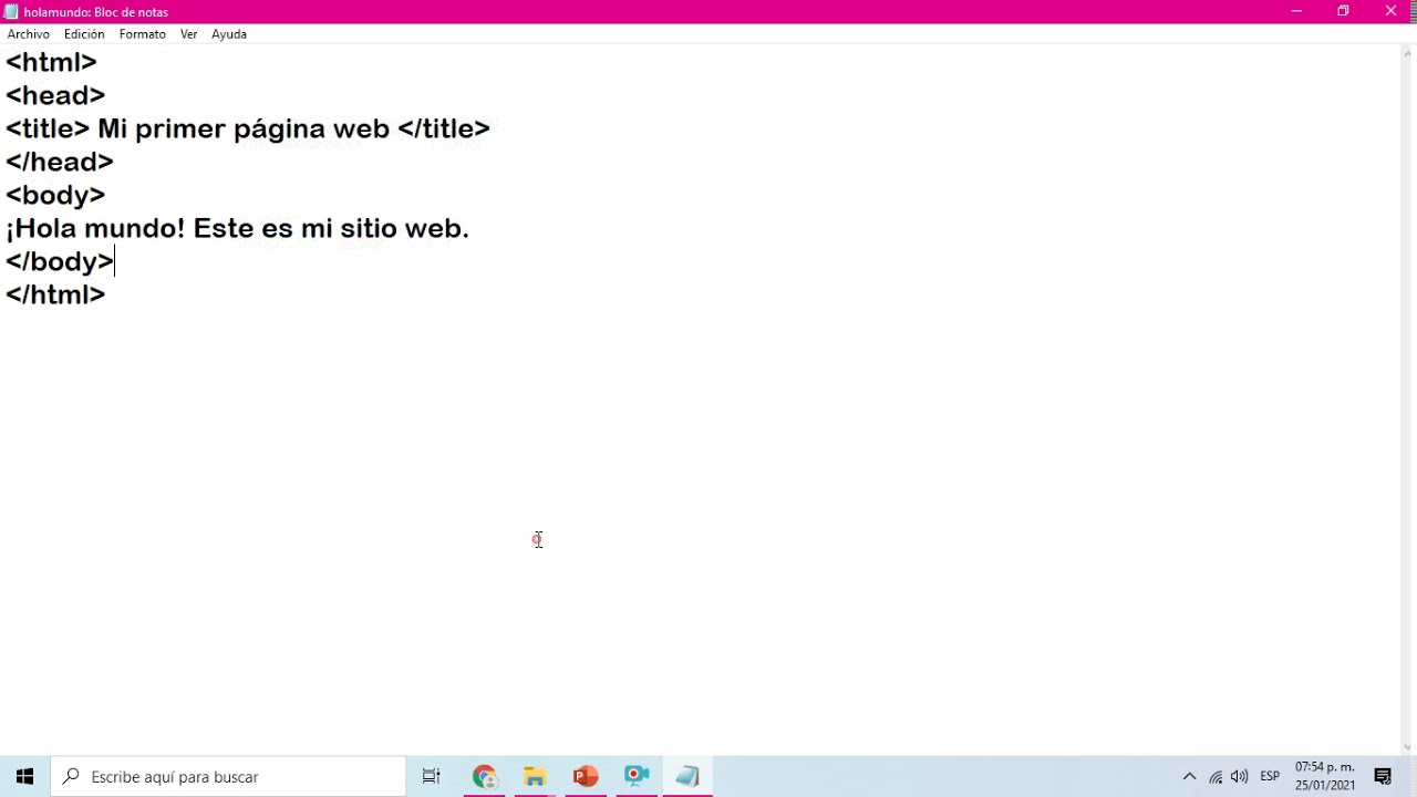 ¿Cómo modificar un archivo HTML? - YouTube