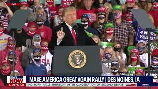 FULL RALLY: President Trump Campaigns in Des Moines, IA