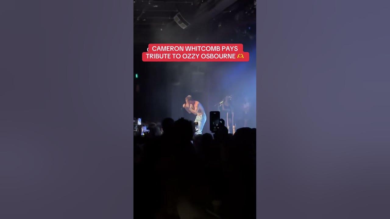@camwhitcomb sang "Changes" by Black Sabbath at his Vancouver show in honour of Ozzy Osbourne