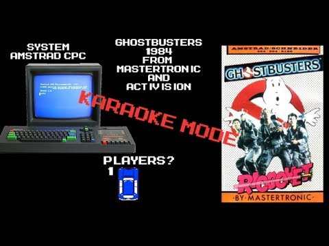 PokeCast  Amstrad CPC  Ghostbusters  Karaoke Mode
