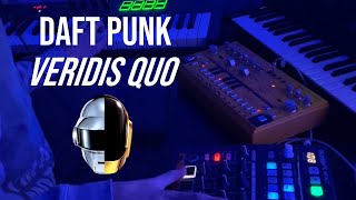Daft Punk "Veridis Quo" | Live cover (MS-20, TD-3, DrumBrute)