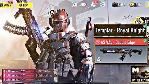 *NEW* Cross Guard Mythic Drop Draw | Mythic As Val Gameplay + Templar Voice | Call Of Duty Mobile |