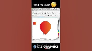 Air Balloon  Logo design idea #coreldraw #logo #shorts