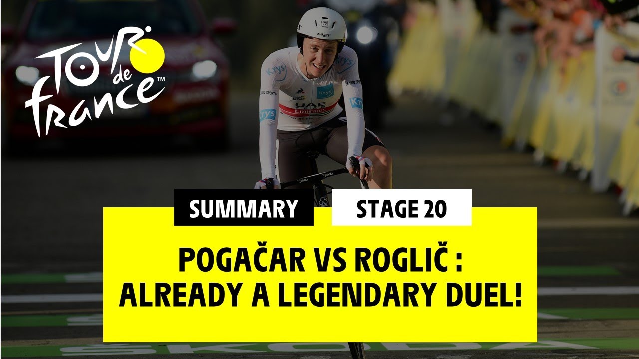 #TDF2020 - Stage 20 - Pogačar vs Roglič :Already a legendary duel!