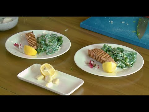 კერძი: ორაგულის სტეიკი ისპანახითკინოფილმიდან Pulp Fiction