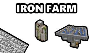NEW UPDATED Minecraft 26.1.2 Iron Farm Tutorial | Java & Bedrock
