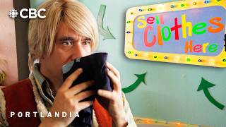 Why are consignment stores ALWAYS like this?? | Portlandia screenshot 4