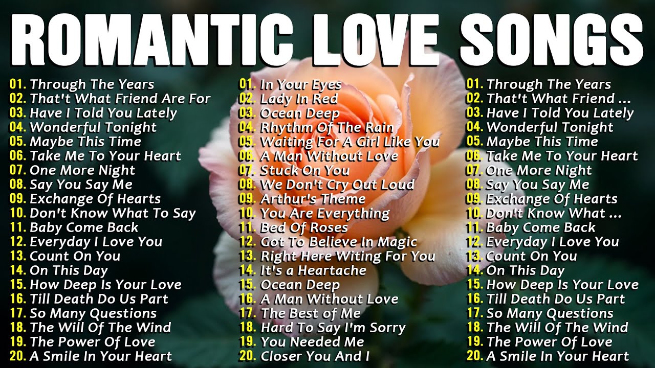Romantic Love Songs 80s 90s πΉ WestLife, Chicago, Jim Brickman, David Pomeranz πΉ Oldies But Goodies Romantic Love Songs 80s 90s πΉ WestLife, Chicago, Jim Brickman, David Pomeranz πΉ Oldies But Goodies