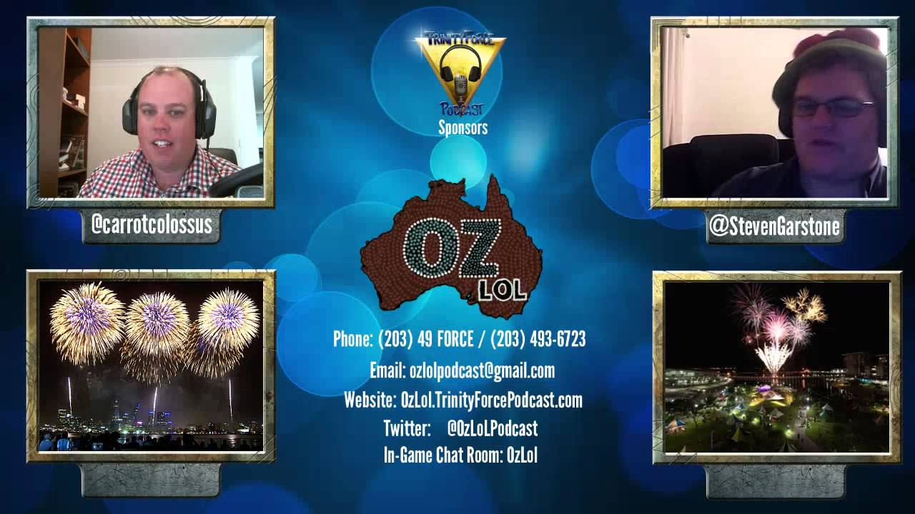 OzLoL Podcast Episode 69 - NYE Party Time!