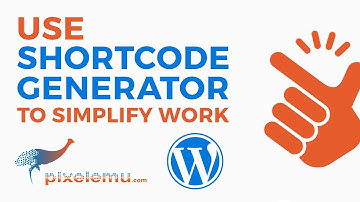Shortcode generator for WordPress themes