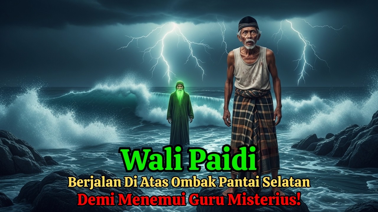 GEMPAR! Wali Paidi Berjalan Di Atas Ombak Pantai Selatan Demi Menemui Guru Misterius!