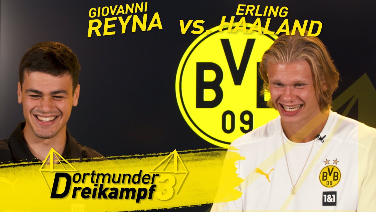 Erling Haaland vs. Gio Reyna: The Dortmund Triathlon