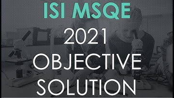 ISI MSQE 2021 solutions PSA Objective section Economics question 1,2 ,3 with explanation answer